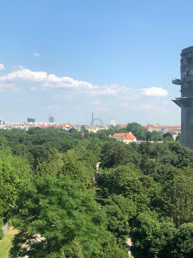 Augartenblick Penthauscombo 15/16 - Blick Zum Riesenrad Apartment Виена Екстериор снимка