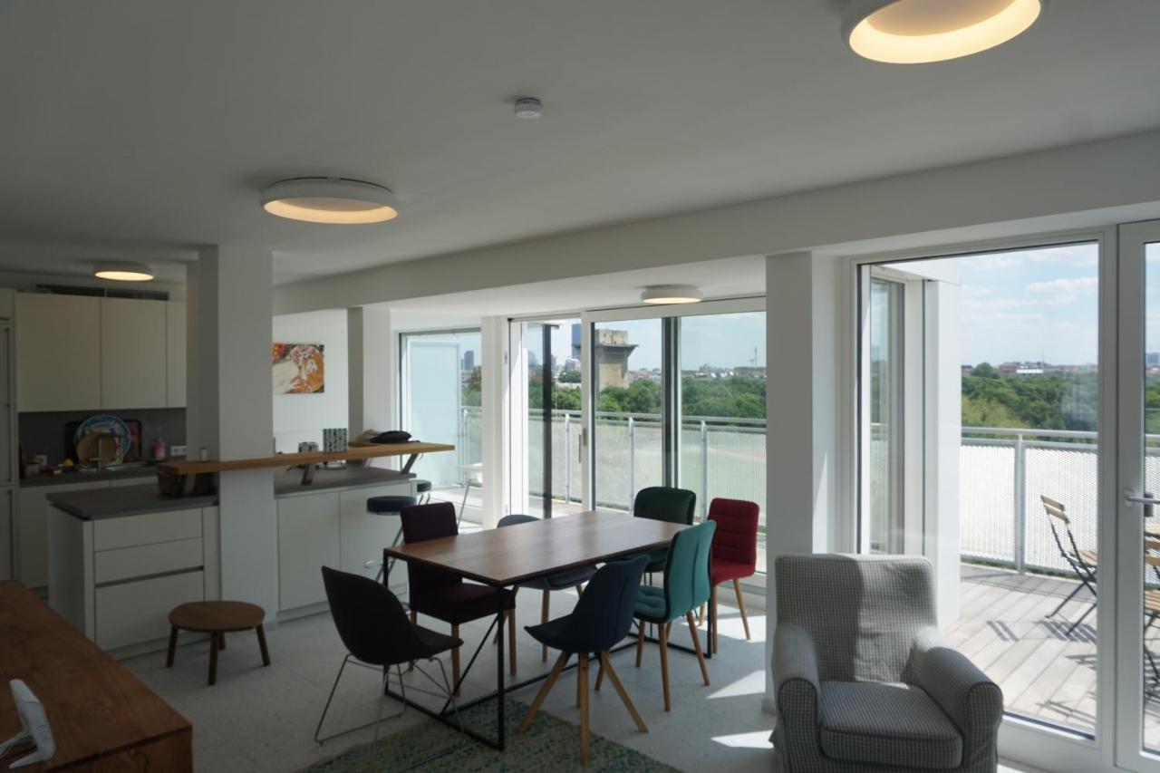 Augartenblick Penthauscombo 15/16 - Blick Zum Riesenrad Apartment Виена Екстериор снимка
