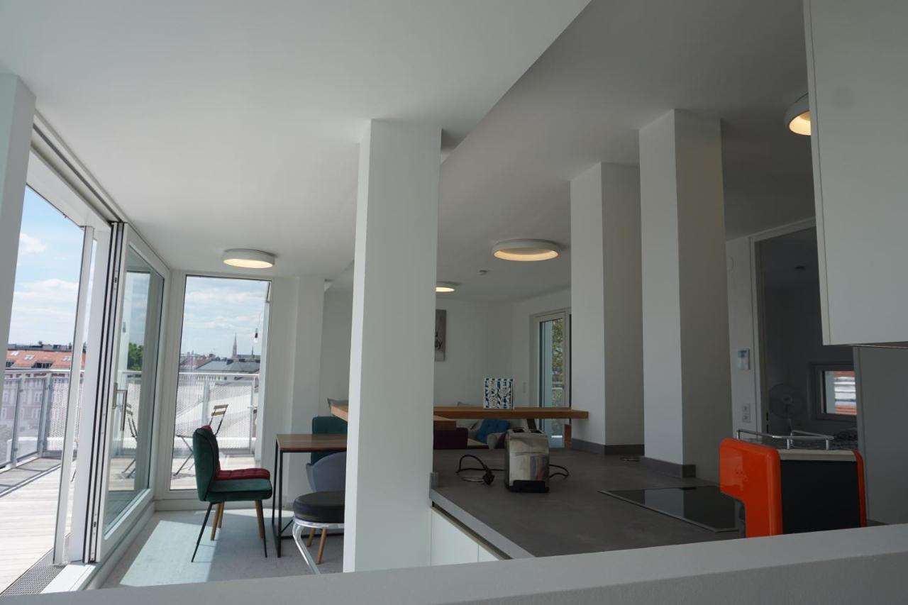 Augartenblick Penthauscombo 15/16 - Blick Zum Riesenrad Apartment Виена Екстериор снимка