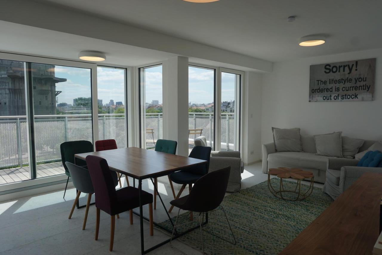 Augartenblick Penthauscombo 15/16 - Blick Zum Riesenrad Apartment Виена Екстериор снимка