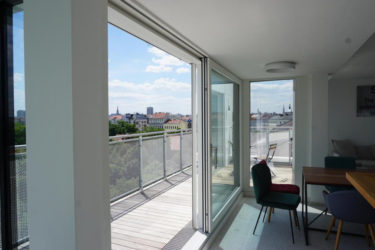 Augartenblick Penthauscombo 15/16 - Blick Zum Riesenrad Apartment Виена Екстериор снимка